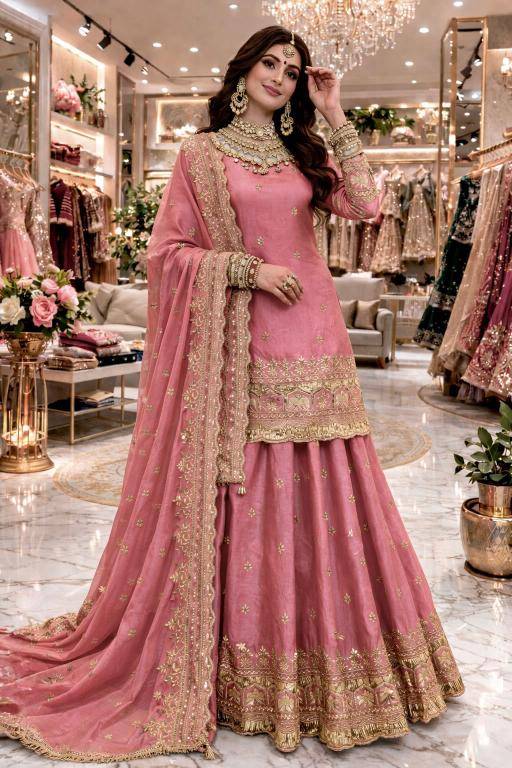 NEW Launching Designer SSC 708 Fandy Pink Bridal lehenga wholesale market in Kolkata